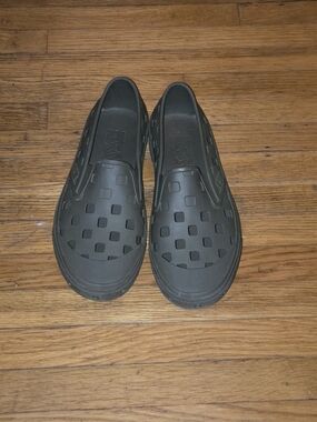Vans Men Classic Slip On Trk Grapevine Army Green Water Beach Shoes